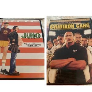 Juno & The Gridiron Gang Dvds